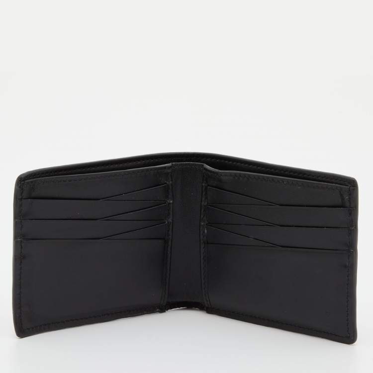GG Embossed Leather Wallet in Black - Gucci