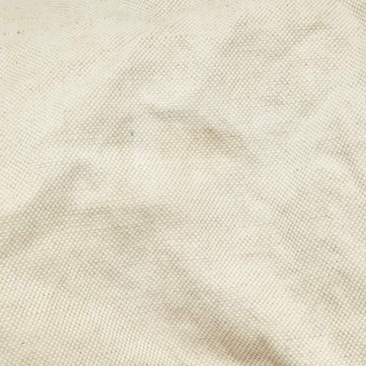 Pre Owned Gucci Beige/Ebony GG Canvas and Leather Medium Running Tote