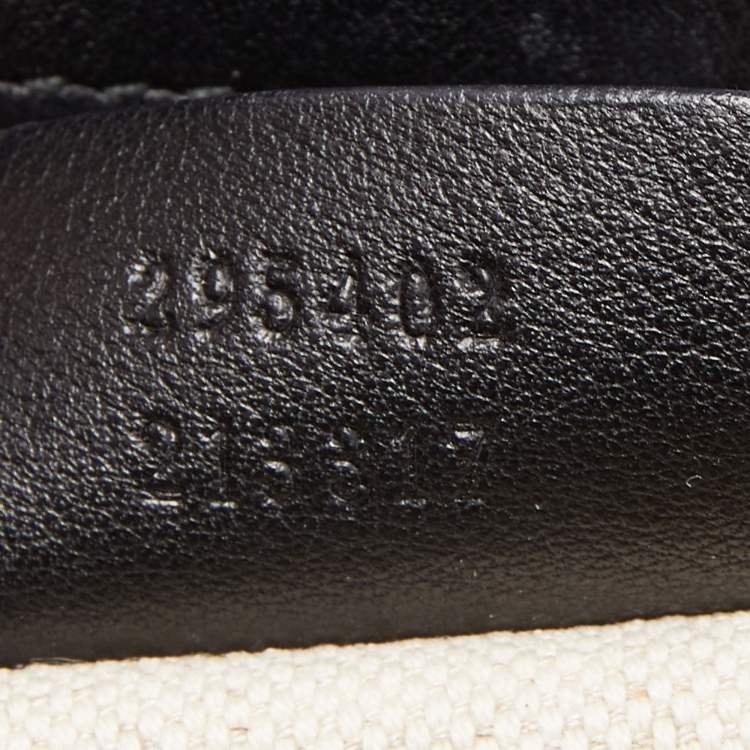 Pre Owned Gucci Navy Blue Guccissima Leather Medium Emily Chain Shoulder Bag
