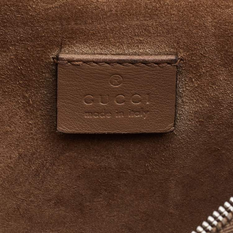 مملوكة مسبقًا Gucci Beige GG Supreme Canvas and Suede Small Dionysus Floral/Bee Applique Shoulder Bag