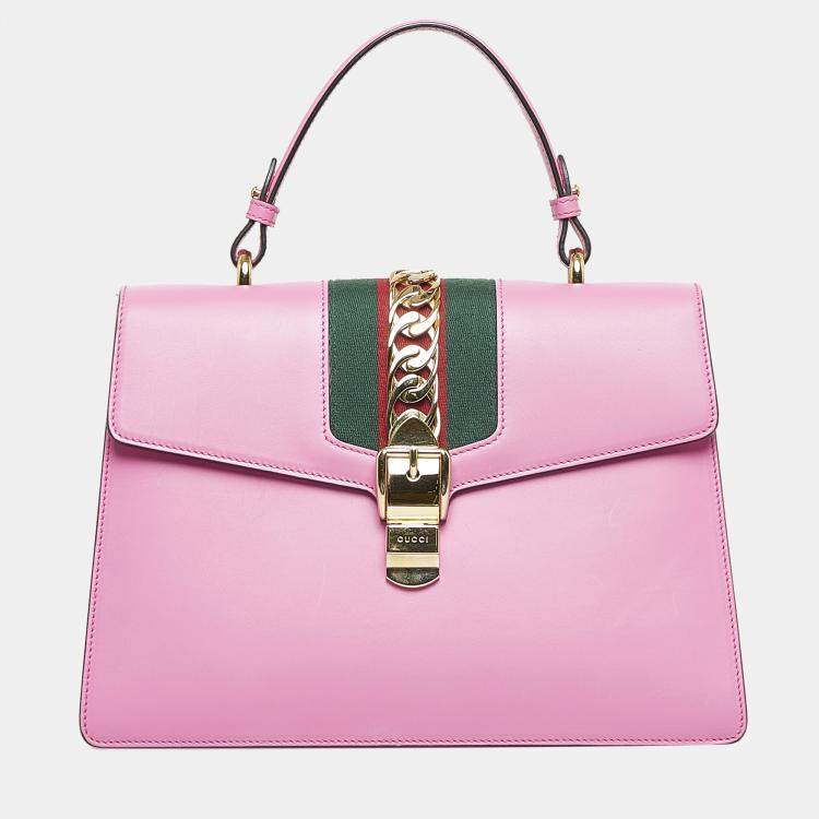 Gucci Pink Medium Sylvie Satchel Gucci | The Luxury Closet