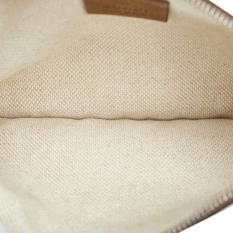Pre Owned Gucci Brown Suede and Shearling Studded Soho Chain Tote