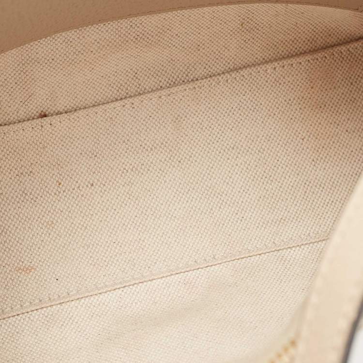 Pre Owned Gucci Beige GG Supreme Canvas and Leather Ophidia Shoulder Bag