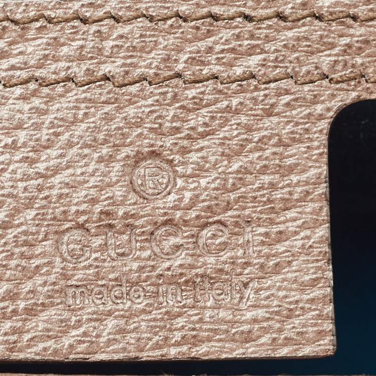Pre Owned Gucci Beige/Brown GG Supreme Canvas And Leather Medium Ophidia Shoulder Bag