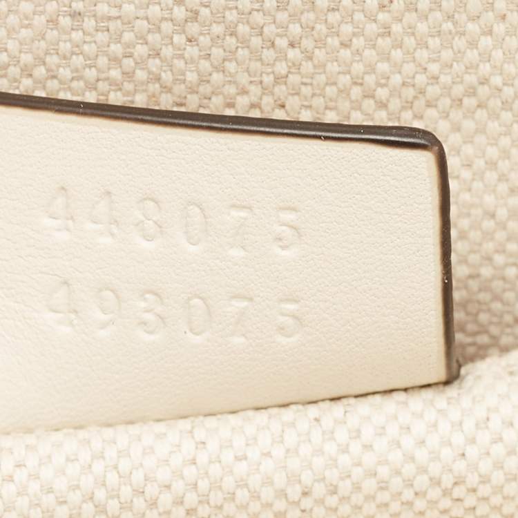 Pre Owned Gucci Tricolor Leather Medium Dionysus Bamboo Top Handle Bag