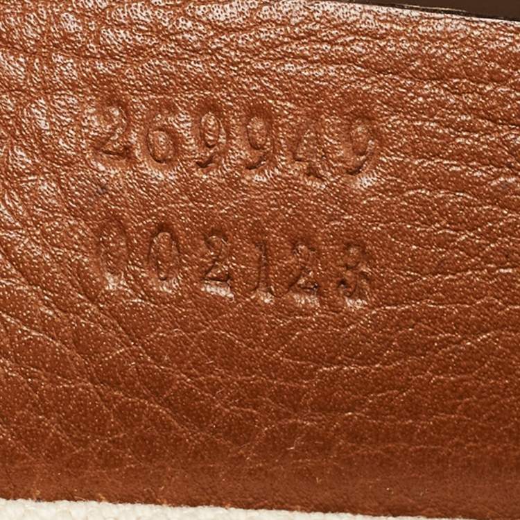 مملوكة مسبقًا Gucci Brown/Beige GG Canvas and Leather Medium Bella Hobo