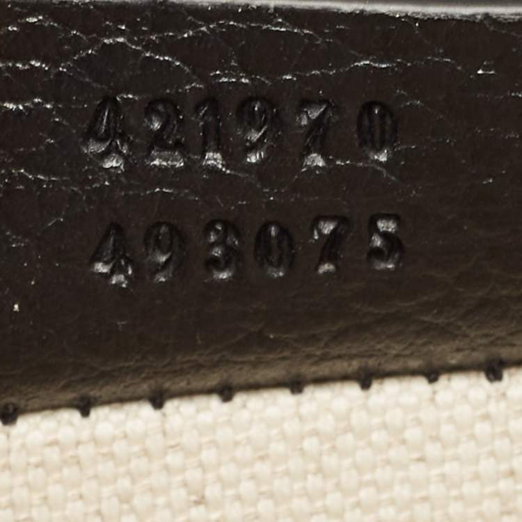 Pre Owned Gucci Black Leather Mini Dionysus Shoulder Bag