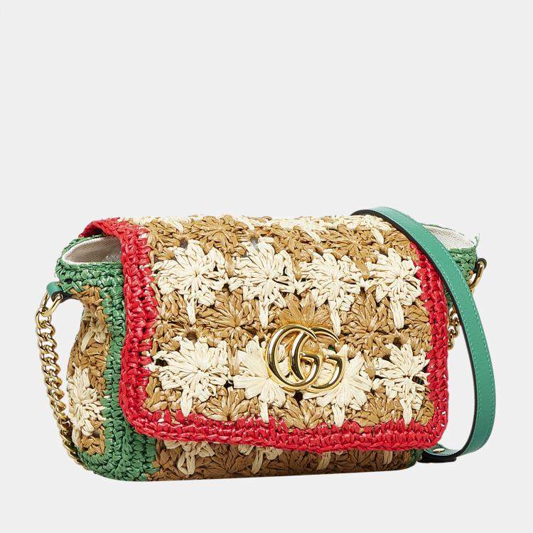 Raffia discount gucci bag