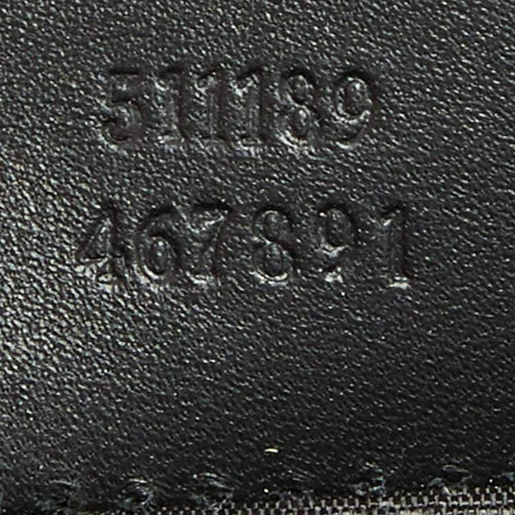 Pre Owned Gucci X Sega Black/Gold Leather Mini GUCCY Star Dome Crossbody Bag