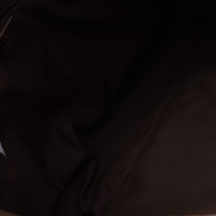 Pre Owned Gucci Beige/Brown GG Canvas and Leather Shopper Tote