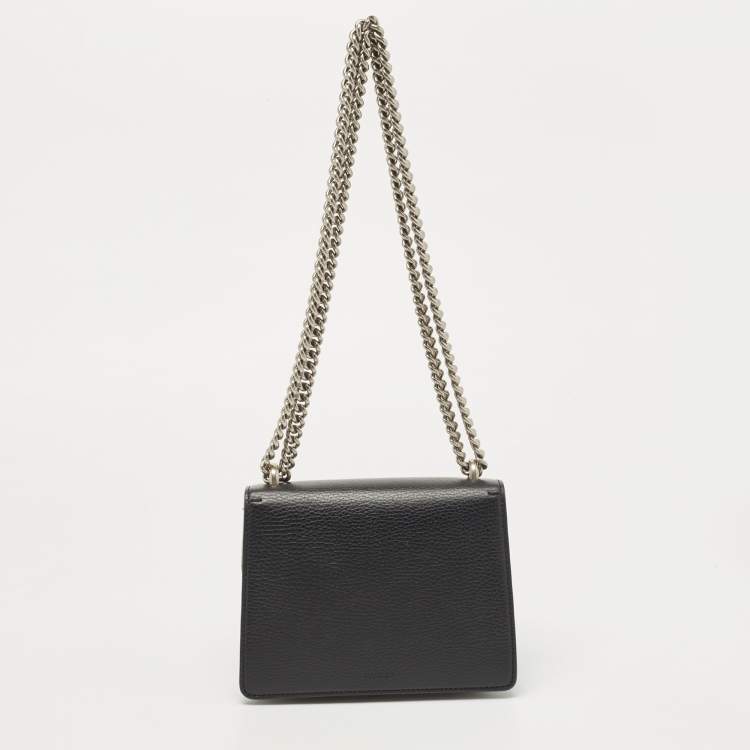 Pre Owned Gucci Black Leather Mini Dionysus Shoulder Bag