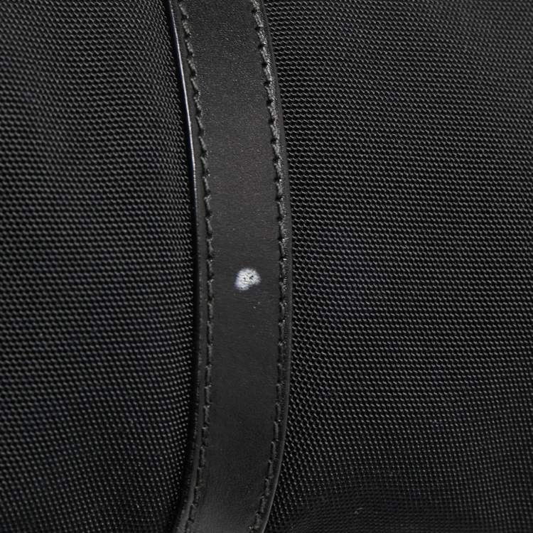 Pre Owned Gucci Black Nylon and Leather Jackie O Tote