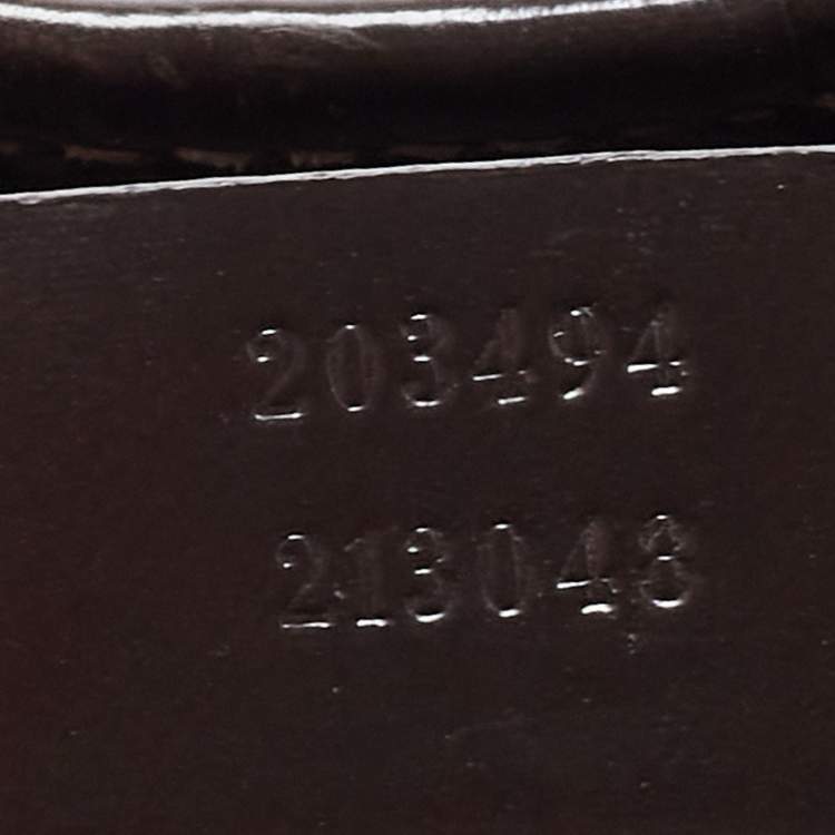 Pre Owned Gucci Brown GG Supreme Canvas and Leather Jackie O Hobo