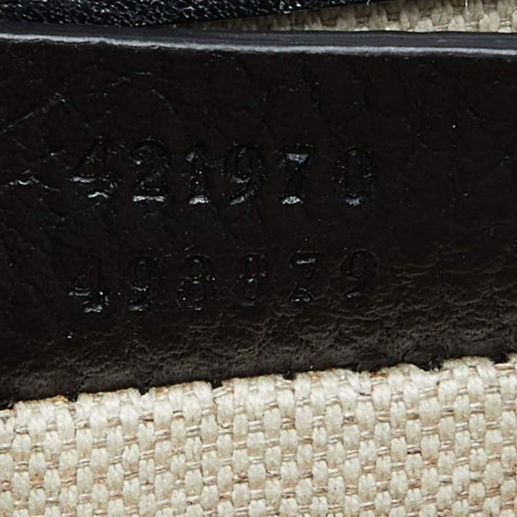 Pre Owned Gucci Black Leather Mini Dionysus Shoulder Bag