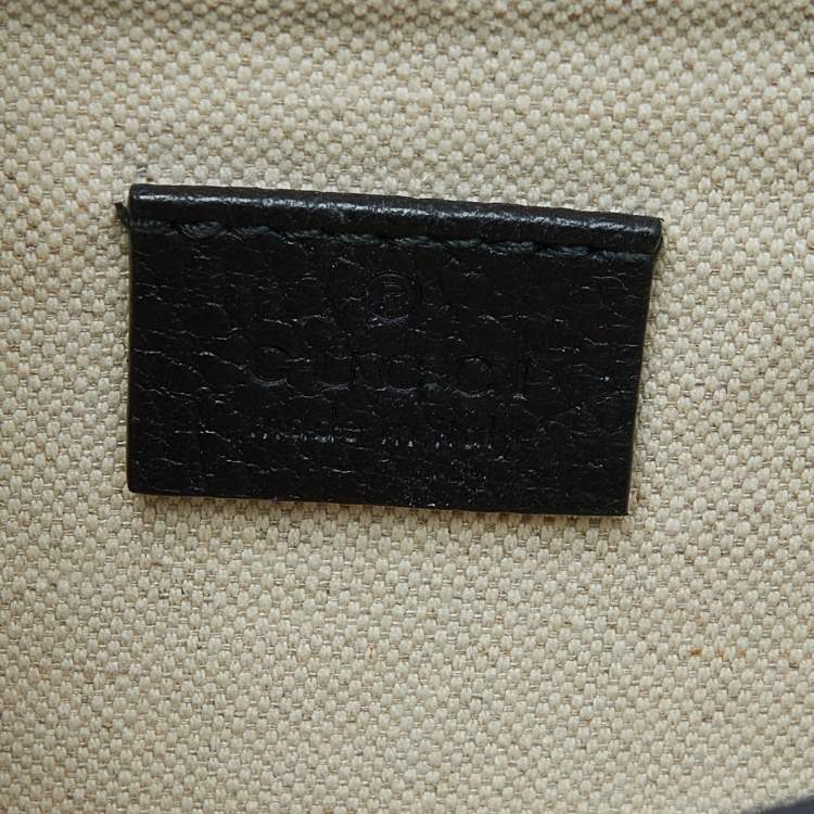 Pre Owned Gucci Black Leather Mini Dionysus Shoulder Bag