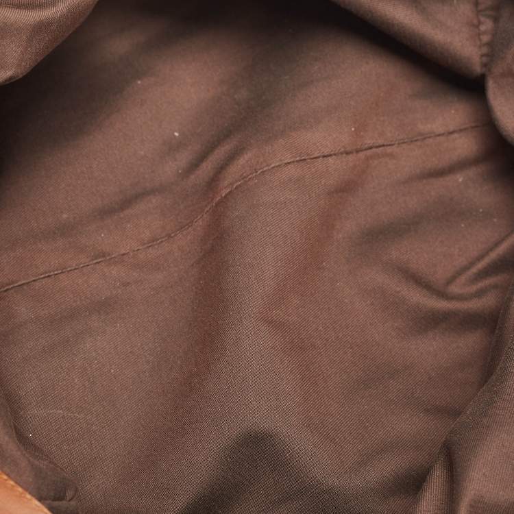 Pre Owned Gucci Beige/Brown GG Canvas Medium Sukey Boston