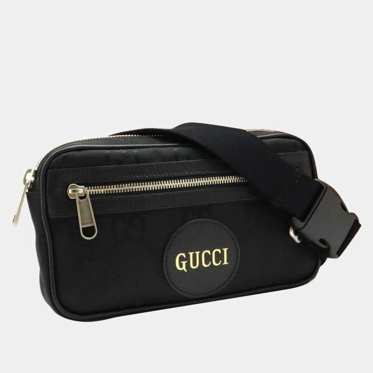 GUCCI OFF THE GRID Sling Backpack Mini Cross Body Bag Men Black From Japan  New