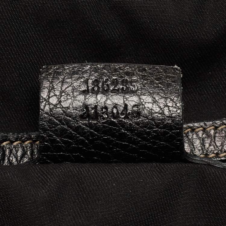 Pre Owned Gucci Black GG Canvas Web Aviatrix Medium Boston Bag
