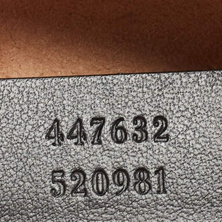 Pre Owned Gucci Black Matelasse Leather Small GG Marmont Shoulder Bag