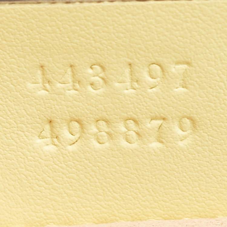 Pre Owned Gucci Yellow Matelassé Leather Small GG Marmont Shoulder Bag