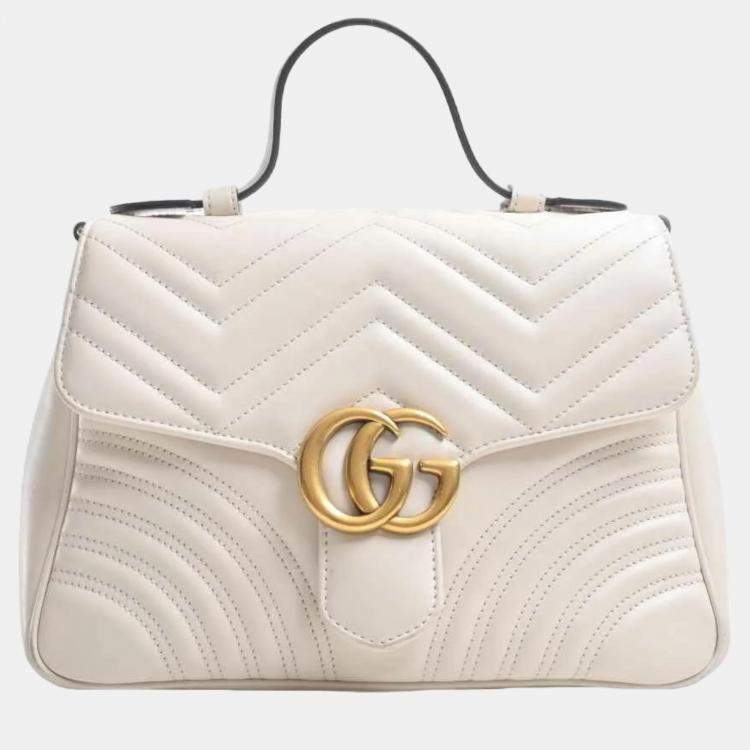 Gucci White Handbags