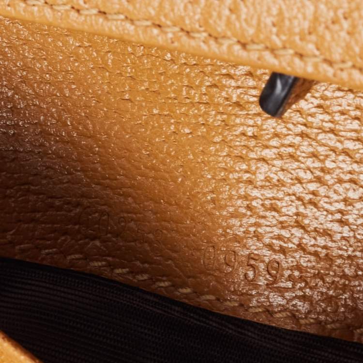 مملوكة مسبقًا Gucci Brown/Beige GG Supremes and Leather Mickey Mouse Flap Card Case 