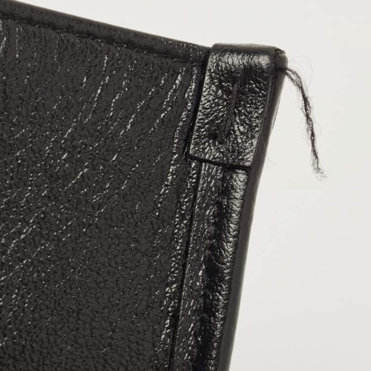 مملوكة مسبقًا Gucci Black Diagonal Matelasse Leather GG Marmont Tote