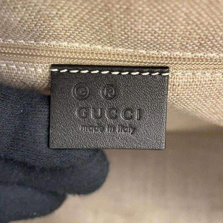 Pre Owned Gucci Black Microguccissima Leather Joy Tote Bag