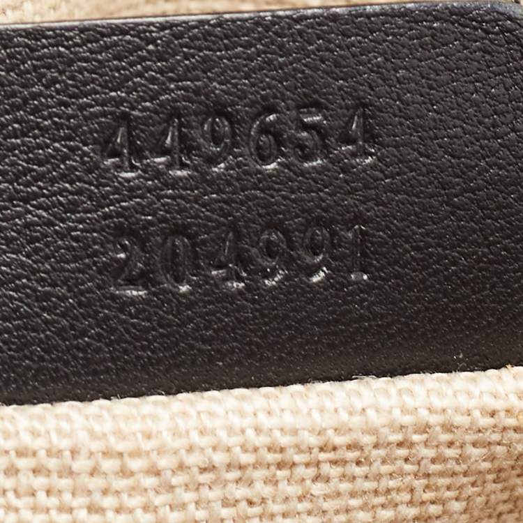 Pre Owned Gucci Navy Blue Micro Guccissima Leather Mini Dome Satchel