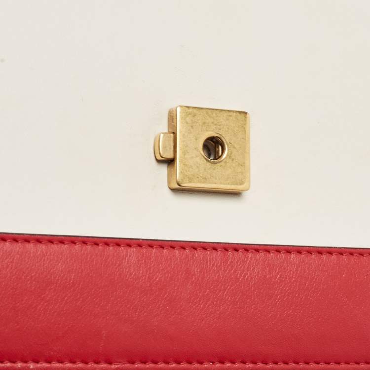 Pre Owned Gucci Tricolor Leather Medium Dionysus Bamboo Top Handle Bag