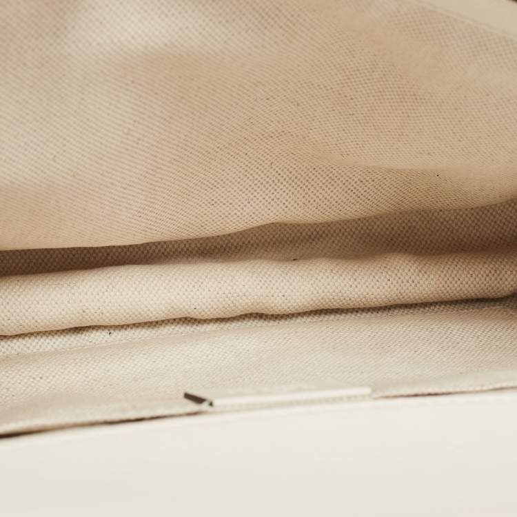 Pre Owned Gucci Tricolor Leather Medium Dionysus Bamboo Top Handle Bag