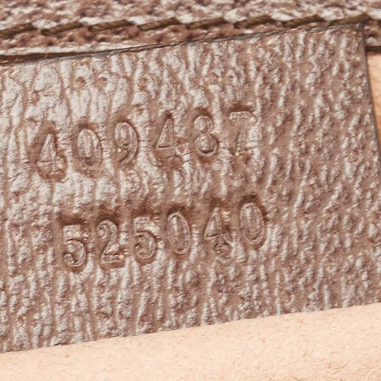 Pre Owned Gucci Multicolor GG Supreme Bengal Canvas and Leather Small Padlock Shoulder Bag