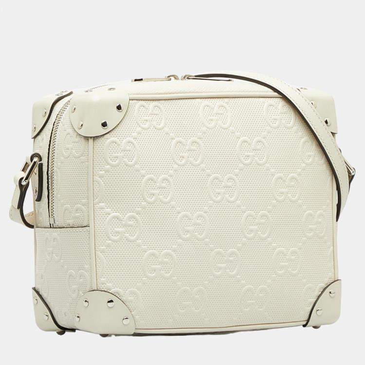 Gg embossed shoulder discount bag