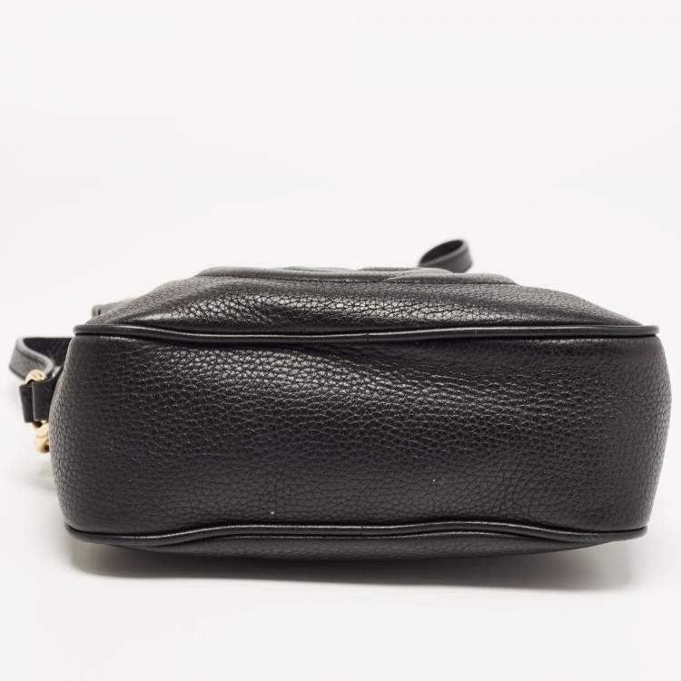Pre Owned Gucci Black Leather Small Soho Disco Shoulder Bag