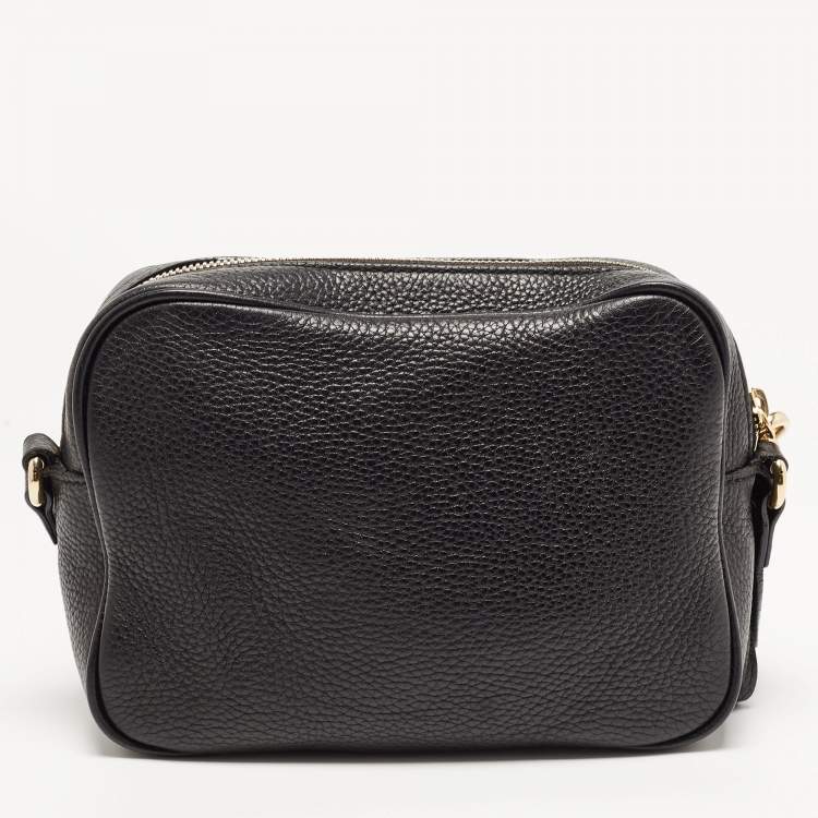 Pre Owned Gucci Black Leather Small Soho Disco Shoulder Bag