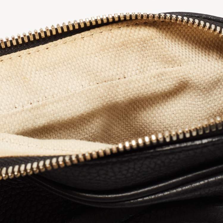 Pre Owned Gucci Black Leather Small Soho Disco Shoulder Bag