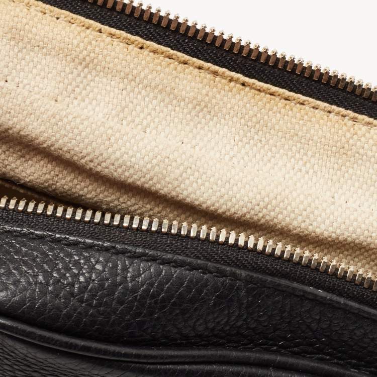 Pre Owned Gucci Black Leather Small Soho Disco Shoulder Bag