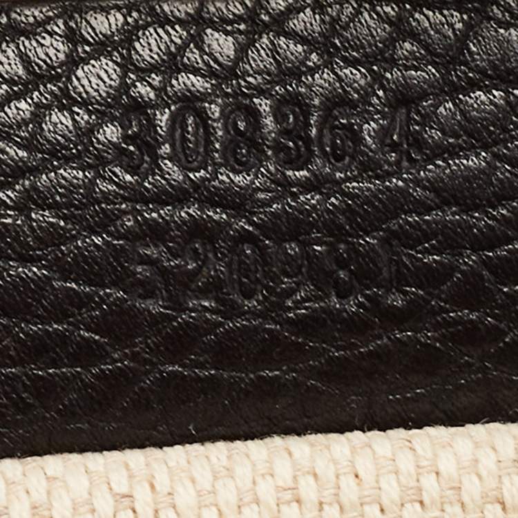 Pre Owned Gucci Black Leather Small Soho Disco Shoulder Bag