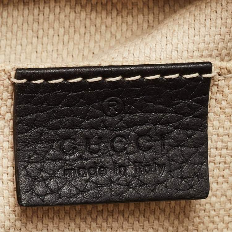 Pre Owned Gucci Black Leather Small Soho Disco Shoulder Bag