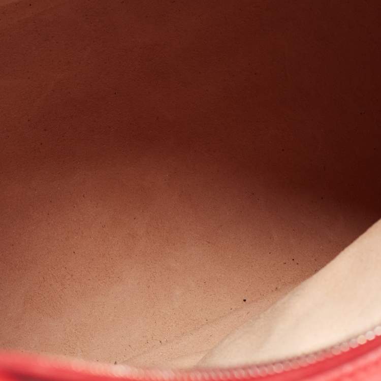 مملوكة مسبقًا Gucci Red Guccissima Leather Linea A Hobo 