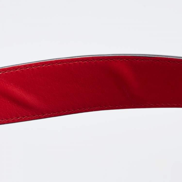مملوكة مسبقًا Gucci Red Guccissima Leather Linea A Hobo 