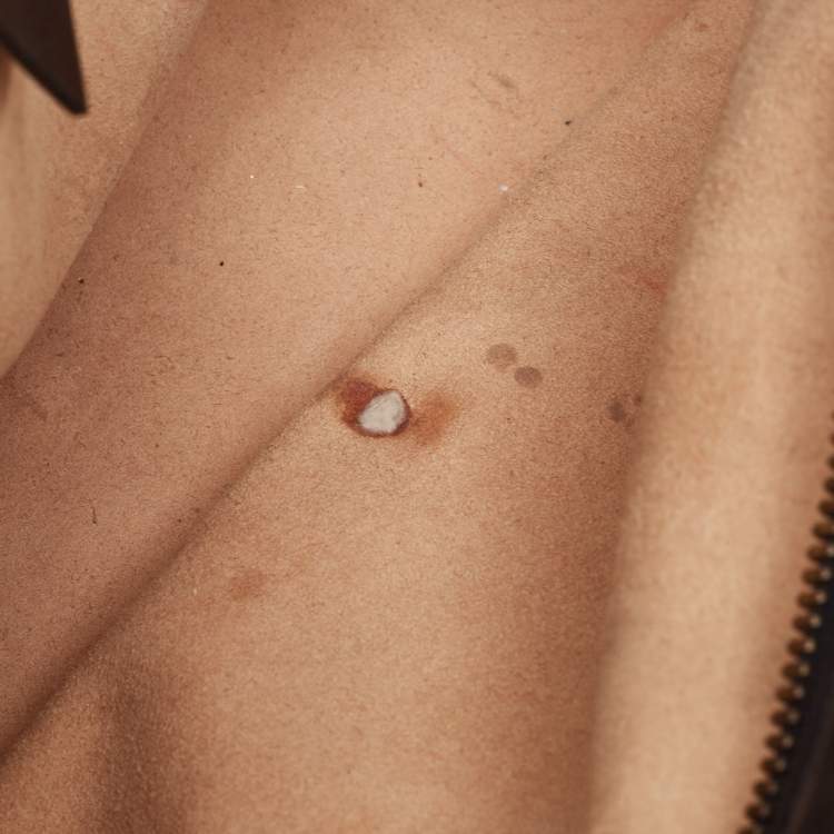 Pre Owned Gucci Black Matelasse Leather Small GG Marmont Shoulder Bag