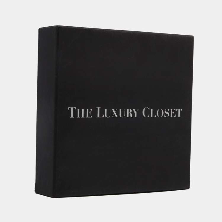 Pre Owned Gucci Beige/Gold GG Canvas and Leather Princy Trifold Wallet