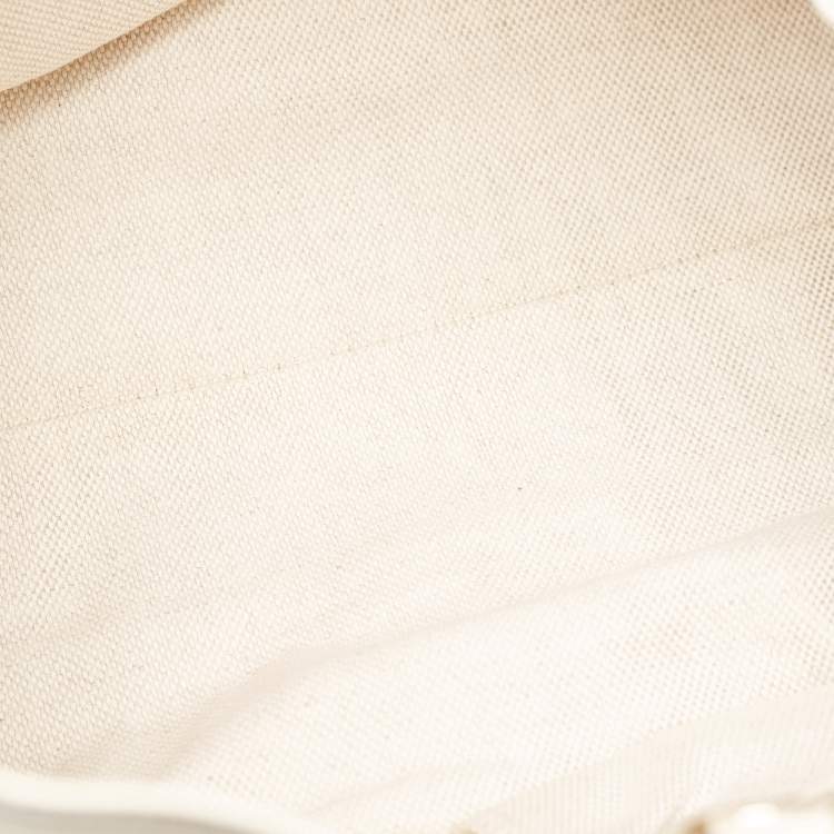 Pre Owned Gucci White Leather Medium Chain Soho Shoulder Bag