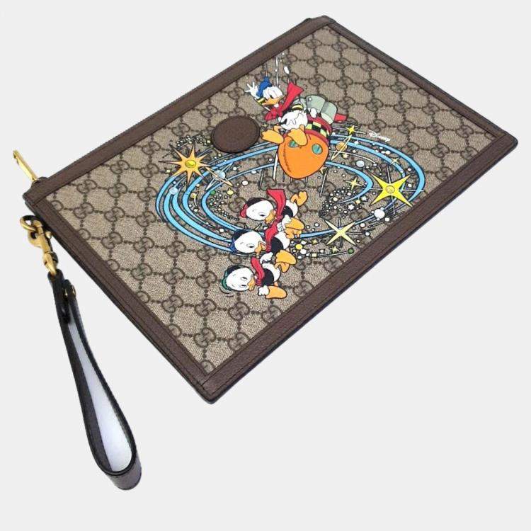 Pre Owned Gucci Beige Clutch Bag