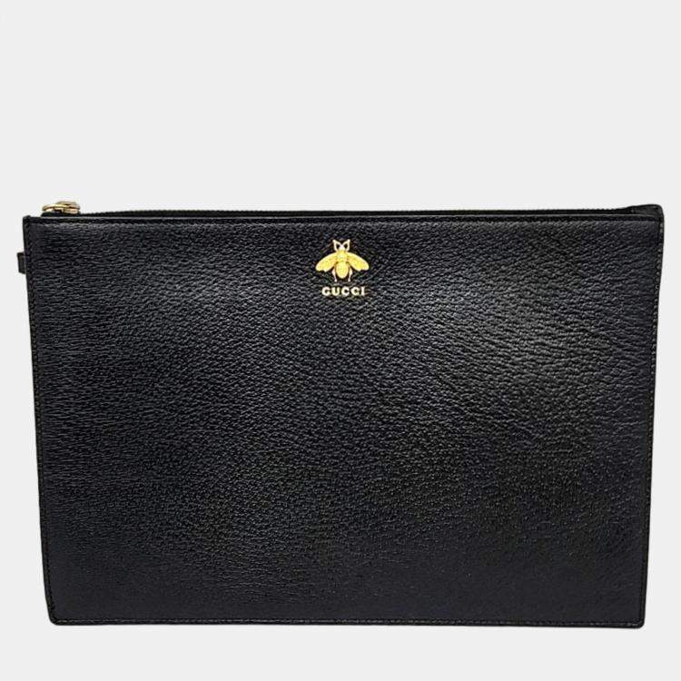 Gucci black hot sale clutch bag