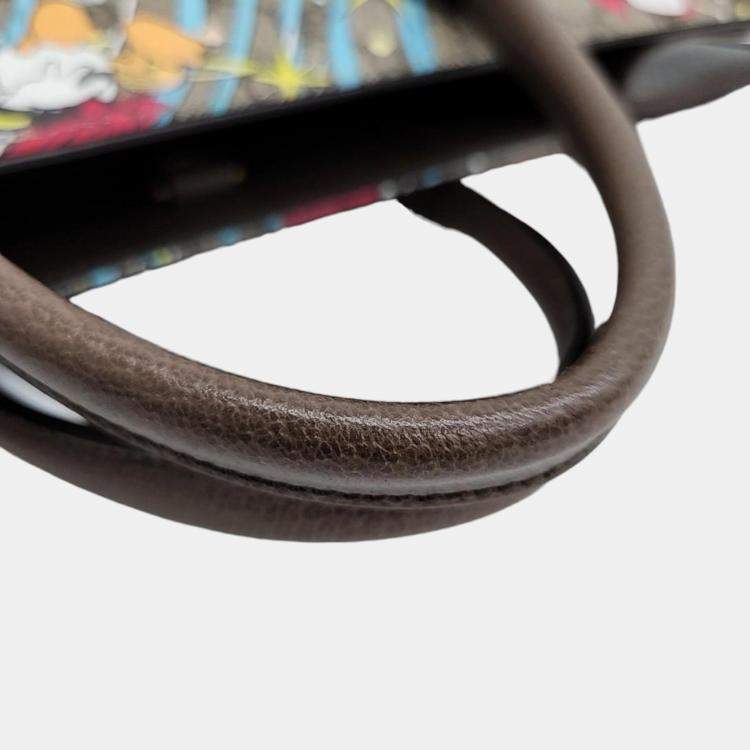 Pre Owned Gucci Multicolour Canvas Tote Bag