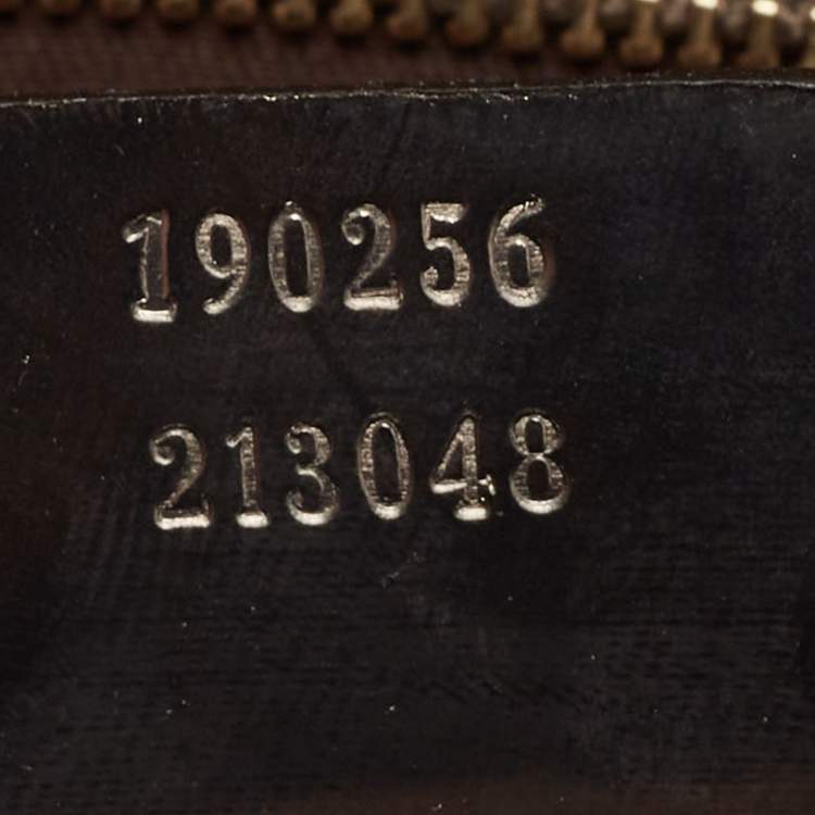 Pre Owned Gucci Beige/Metallic GG Canvas and Leather Pop Bamboo Top Handle Bag