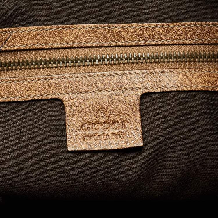 مملوكة مسبقًا Gucci Beige/Brown GG Canvas and Leather Large New Pelham Shoulder Bag