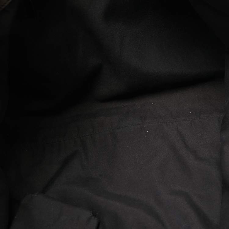 Pre Owned Gucci Black Patent Leather D Ring Tote